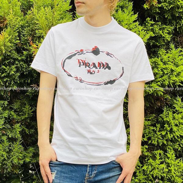 ★プラダ★刺しゅうロゴ Tシャツ 2カラー♪UJN555